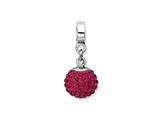 Reflections™ Sterling Silver July Swavorski Crystal Ball Dangle Bead / Charm