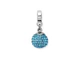 Reflections™ Sterling Silver March Swavorski Crystal Ball Dangle Bead / Charm