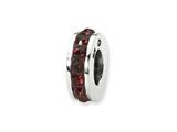 Reflections™ Sterling Silver January Single Row Swarovski Crystal Bead / Charm