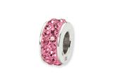 Reflections™ Sterling Silver October Double Row Swarovski Crystal Bead / Charm