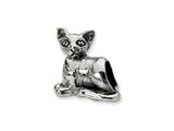 Reflections™ Sterling Silver Oriental Cat Bead / Charm