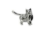 Reflections™ Sterling Silver American Shorthair Cat Bead / Charm