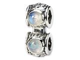 Reflections™ Sterling Silver CZ Connector Bead / Charm