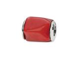 Reflections™ Sterling Silver Coral Stone Bead / Charm