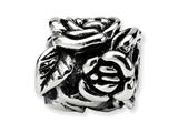 Reflections™ Sterling Silver Rose Floral Bead / Charm