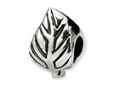 Reflections™ Sterling Silver Leaf Design Bead / Charm