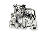 Reflections™ Sterling Silver Mama and Baby Bear Bead / Charm