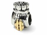 Reflections™ Sterling Silver and 14k Money Bag Bead / Charm