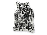 Reflections™ Sterling Silver Owl Bead / Charm