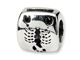 Reflections™ Sterling Silver Scorpio Zodiac Antiqued Bead / Charm