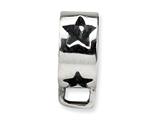 Reflections™ Sterling Silver Star w/Loop for Click-on / Lobster Clasp Carrier Charm