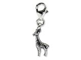 Reflections™ Sterling Silver Giraffe Click-on / Lobster Clasp for Bead / Charm Bracelets