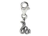 Reflections™ Sterling Silver Snake Click-on / Lobster Clasp for Bead / Charm Bracelets