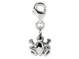 Reflections™ Sterling Silver Frog Click-on / Lobster Clasp for Bead / Charm Bracelets