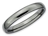 Stackable Expressions Sterling Silver Black-plated Polished Stackable Ring