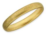 Stackable Expressions Gold Plated Sterling Silver Satin Stackable Ring