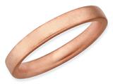 Stackable Expressions Sterling Silver Pink-plated Satin Stackable Ring