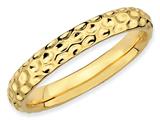 Stackable Expressions Gold Plated Sterling Silver Stackable Ring