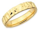 Stackable Expressions Gold Plated Sterling Silver Stackable Ring