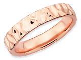 Stackable Expressions Sterling Silver Pink-plated Stackable Ring