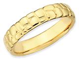 Stackable Expressions Gold Plated Sterling Silver Stackable Ring