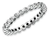 Stackable Expressions Sterling Silver Diamond Stackable Ring