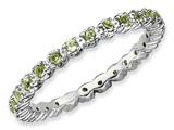 Stackable Expressions Sterling Silver Peridot Stackable Ring