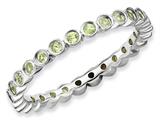 Stackable Expressions Sterling Silver Peridot Stackable Ring