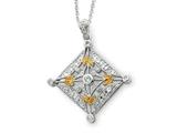 Sentimental Expressions(tm) Sterling Silver and Gold-plated Harvest 18 Inch Necklace
