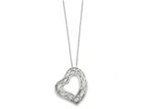 Sentimental Expressions(tm) Sterling Silver Amazing Love 18 Inch Heart Necklace