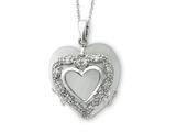 Sentimental Expressions(tm) Sterling Silver Synthetic Cat"s Eye Beauty From Within 18 Inch Necklace