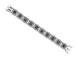 Sentimental Expressions(tm) Sterling Silver Antiqued Ten Commandments 7.25 Inch Bracelet