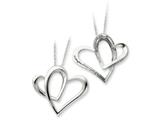 Sentimental Expressions(tm) Sterling Silver Daughter A Part of My Heart 18 Inch Necklace