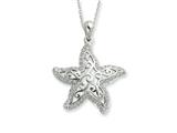 Sentimental Expressions(tm) Sterling Silver CZ Make A Difference 18 Inch Necklace