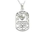 Sentimental Expressions(tm) Sterling Silver Room In My Heart 18 Inch Necklace