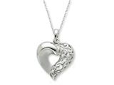 Sentimental Expressions(tm) Sterling Silver Close To My Heart 18 Inch Necklace