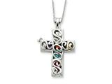 Sentimental Expressions(tm) Sterling Silver Promises of The Rainbow 18 Inch Necklace
