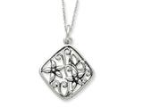 Sentimental Expressions(tm) Sterling Silver Antiqued I Appreciate You Mom 18 Inch Necklace