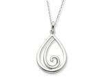 Sentimental Expressions(tm) Sterling Silver Remember Me Always 18 Inch Necklace