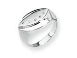 Sterling Silver and Diamond Ring