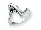 Sterling Silver and Diamond Ring