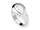 Sterling Silver and Diamond Ring