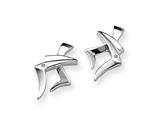 Sterling Silver and Diamond Post Earrings