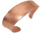 Sterling Silver 18K Rose Gold-Plated Fancy Cuff Bracelet