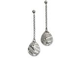 Sterling Silver Ball Post Dangle Earrings