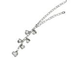 Sterling Silver Fancy Heart Necklace
