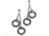 Sterling Silver Fancy Ball Post Earrings