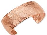 Sterling Silver and 18K Rose Gold Plated Fancy Cuff Bracelet
