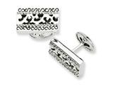 Sterling Silver Fancy Cuff Links