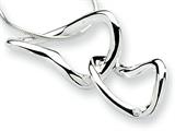 White Ice™ Sterling Silver Diamond Heart Necklace